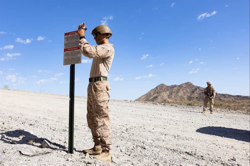 El Comando Norte de Estados Unidos tomó bajo su control este martes una franja de 51 kilómetros en la frontera de Arizona con México.