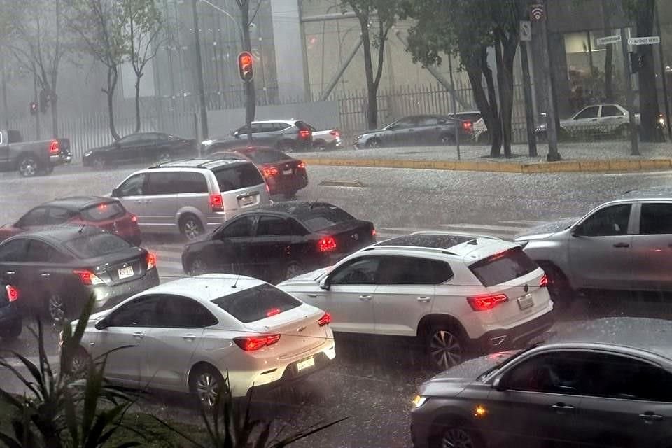 La Colonia Condesa se ha visto afectada por la tormenta.