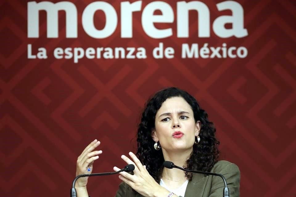 Luisa María Alcalde, presidenta nacional de Morena, visitará hoy Jalisco para dar el banderazo de inicio para la conformación de los comités.  