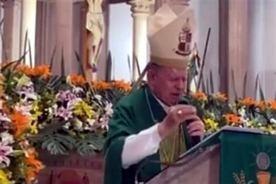 El Obispo atribuyó el desplazamiento forzado a la lucha por el control territorial entre los cárteles.