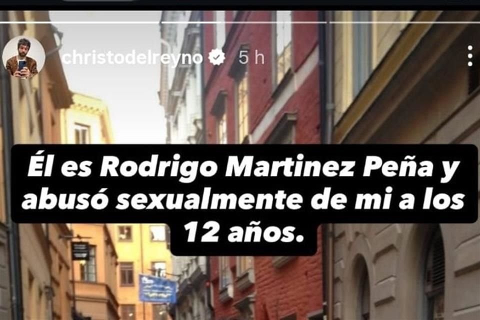 Junto al mensaje, posteado en sus historias, Jean añadió la foto de su agresor, aunque no ofreció más detalles al respecto.