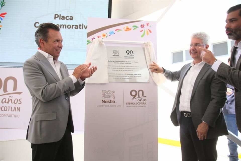 Nestlé celebró este miércoles los 90 años de operaciones de su planta en Ocotlán, la primera instalación de la empresa en México.