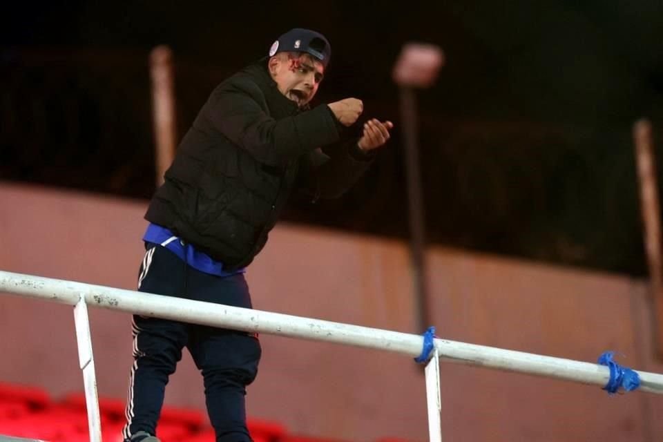 El juego fue suspendido.