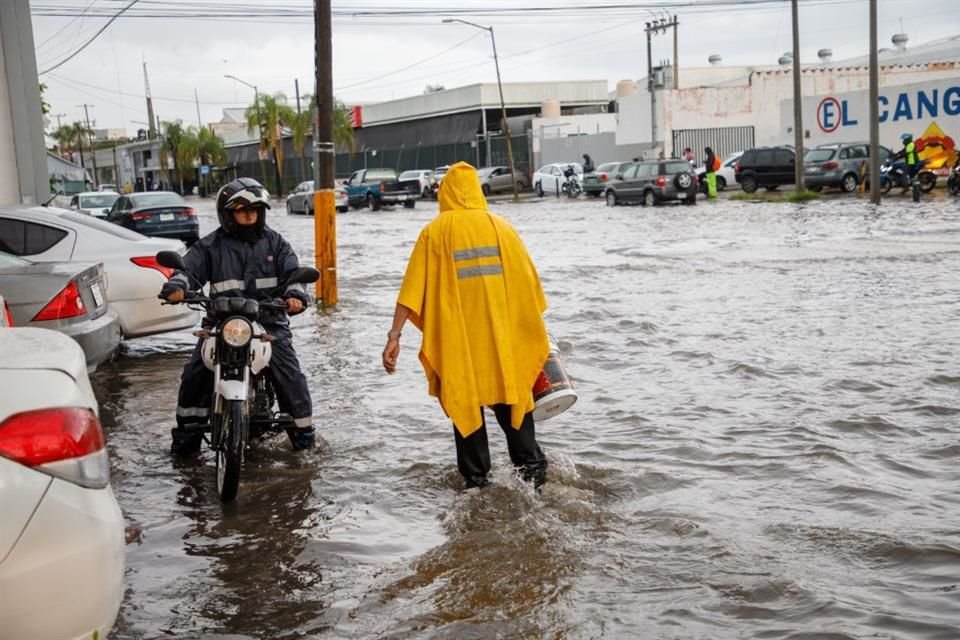 Lluvia del miércoles 20 de agosto en Guadalajara.