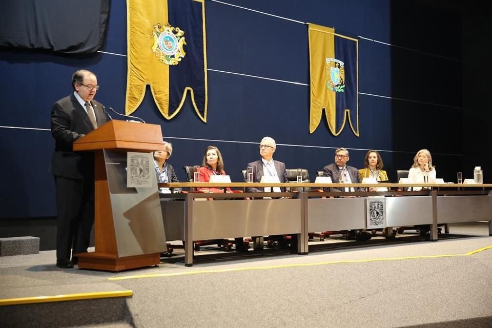 Leonardo Lomelí, rector de la UNAM, en la inauguración del 19 Seminario de la Red Jurídica de Universidades Públicas.