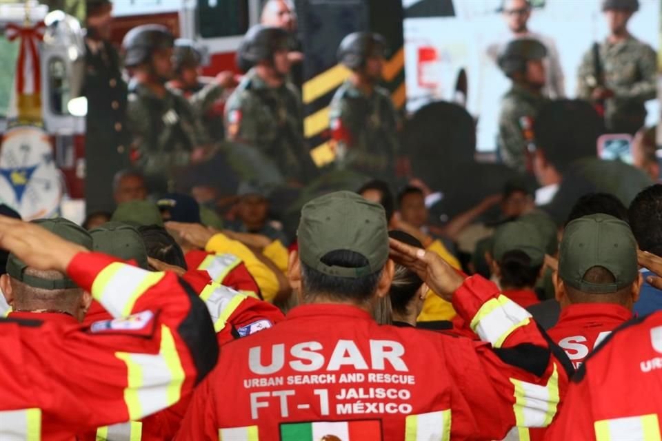 La conmemoración del día del bombero en Jalisco.
