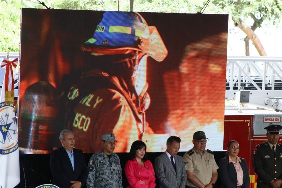 La conmemoración del día del bombero en Jalisco.
