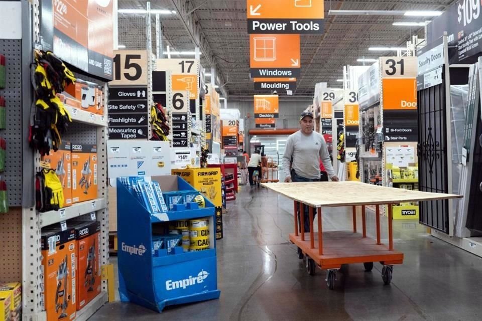 Home Depot reportó en el último trimestre un crecimiento de 1% en sus ventas comparables.