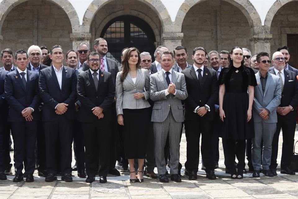 Encuentro empresarial del Eje Jalisco Nuevo León, realizado en el Museo Cabañas.