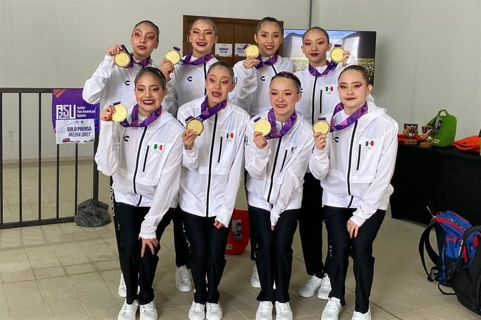 La natación artística le dio a México su último oro en los Juegos Panamericanos Junior Asunción 2025, donde terminó cuarto en la clasificación general.