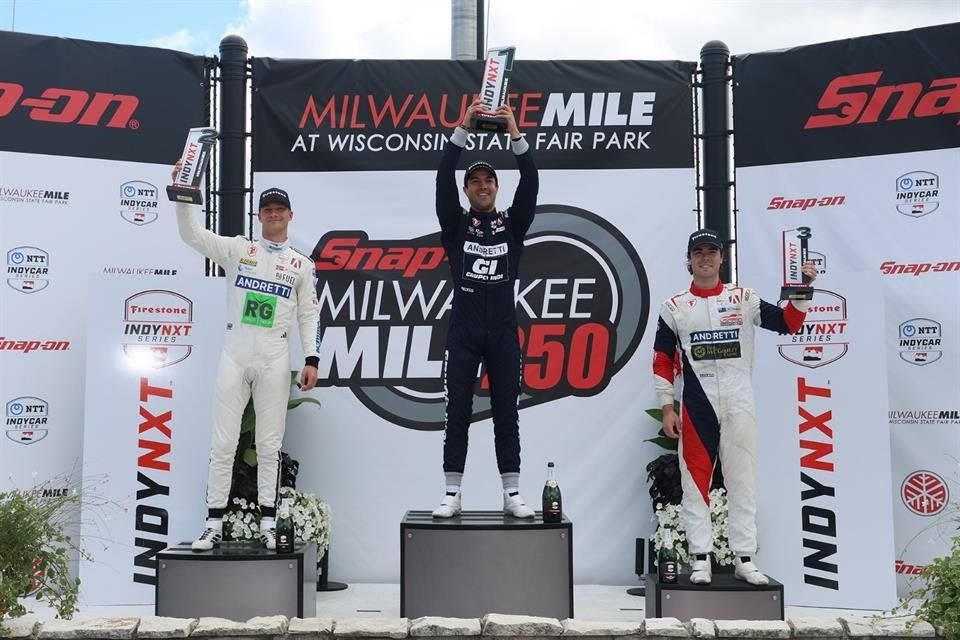 Salvador de Alba Jr., quien marcha quinto en el campeonato con 374 puntos, continuará su participación con Andretti INDY NXT el próximo 31 de agosto