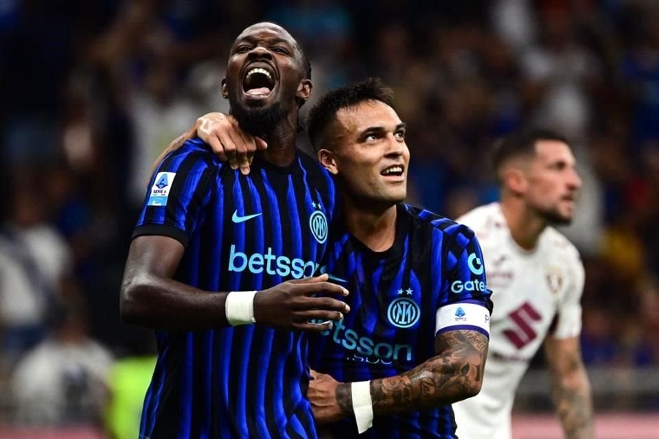 Marcus Thuram se despachó con un doblete, mientras que Lautaro Martínez marcó el tercero.