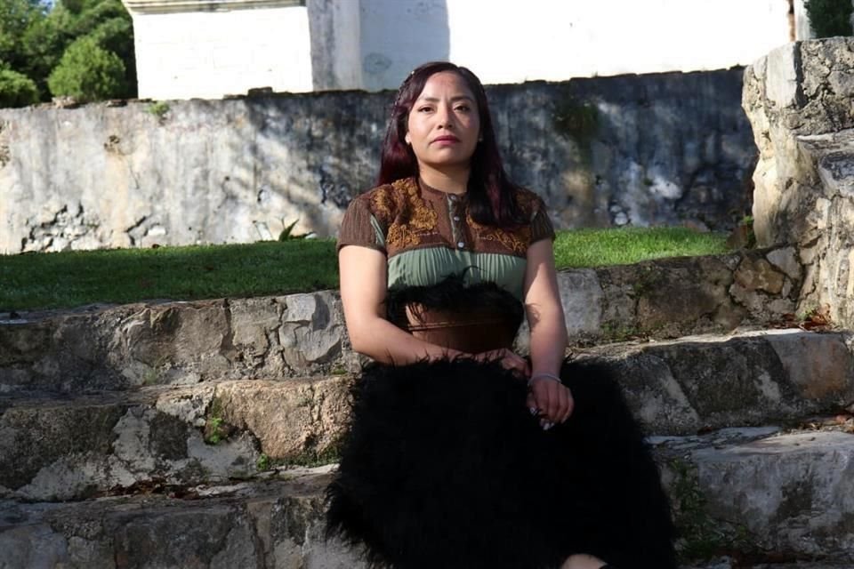 Victoria Díaz Ruiz, escritora tzotzil originária de San Cristóbal de las Casas.