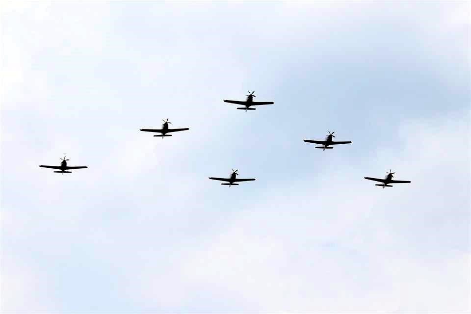 Este martes se llevó a cabo la ceremonia de graduación de 223 elementos de la Fuerza Aérea Mexicana y Guardia Nacional.