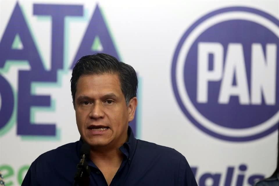 Juan Pablo Colín, dirigente estatal del PAN.