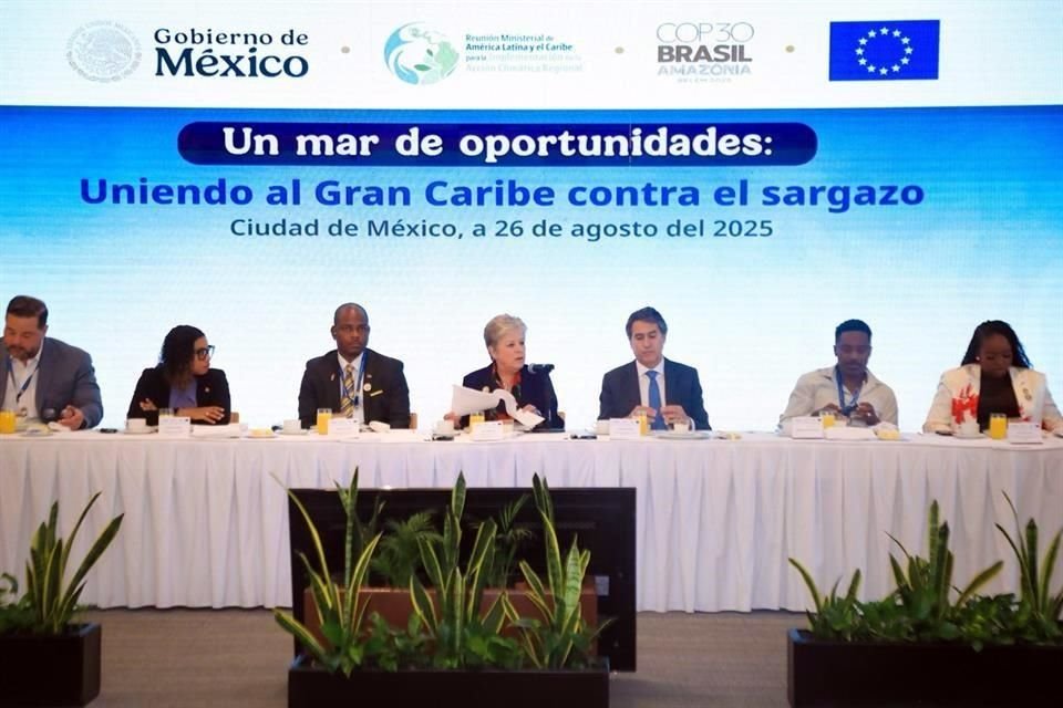 En reunión ministerial se llamó a convertir el reto del sargazo en una oportunidad de cooperación e innovación para el Gran Caribe.