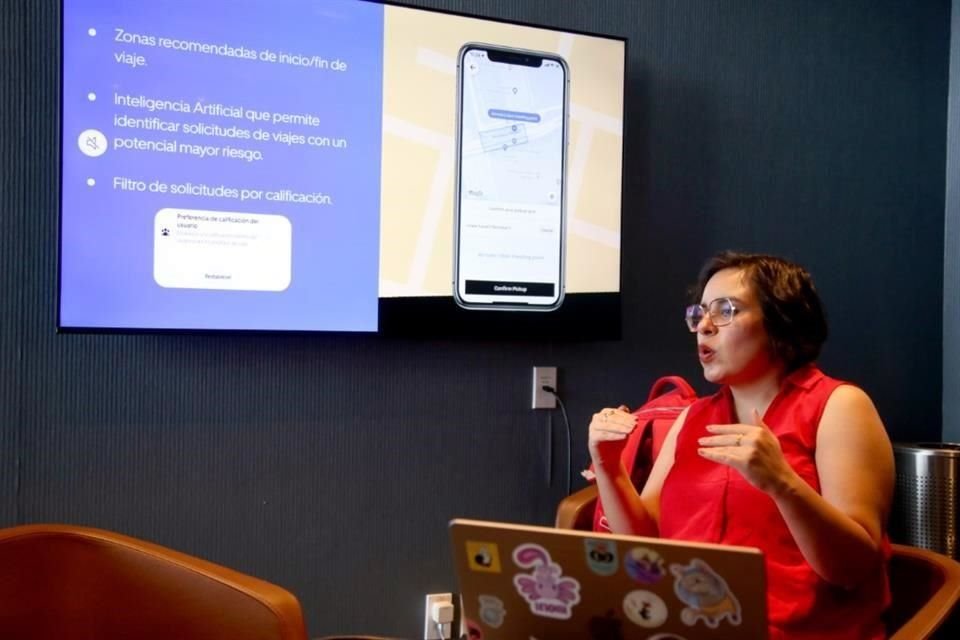 Cecilia Román, gerente de Comunicación de Seguridad de Uber.