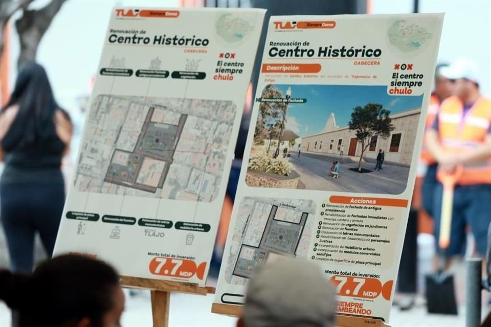 Inicio de la etapa 2 de la remodelación del Centro Histórico de Tlajomulco Centro.
