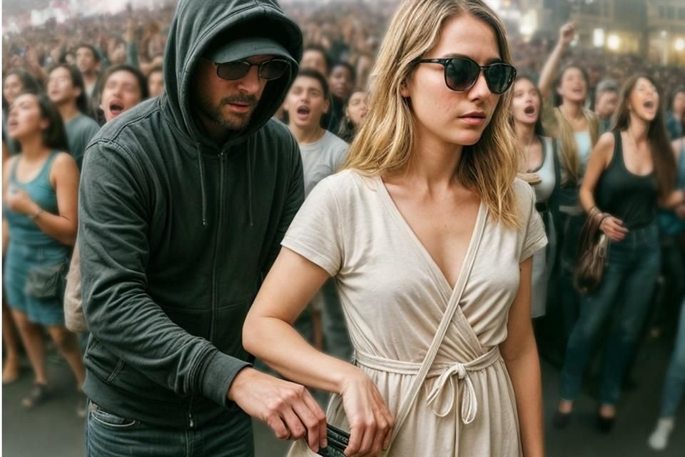 Autoridades de CDMX alertan a la gente sobre el robo de celulares y carteras en conciertos, práctica que ha aumentado en los últimos años.