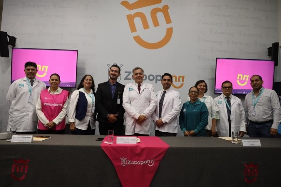 Conferencia de prensa para anunciar la segunda edición de la campaña de cirugía gratis de cataratas en El Hospitalito de Zapopan.