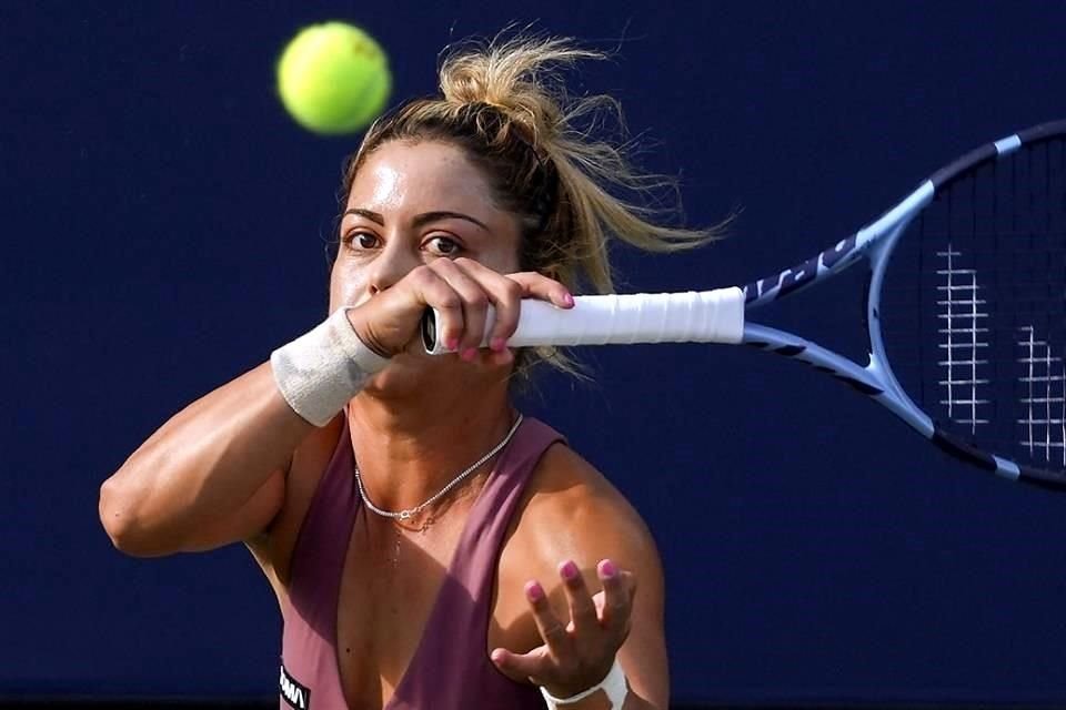 Renata Zarazúa se hizo fuerte en el segundo set y tal como lo hizo ante Keys, forzó un tercer parcial en el US Open.