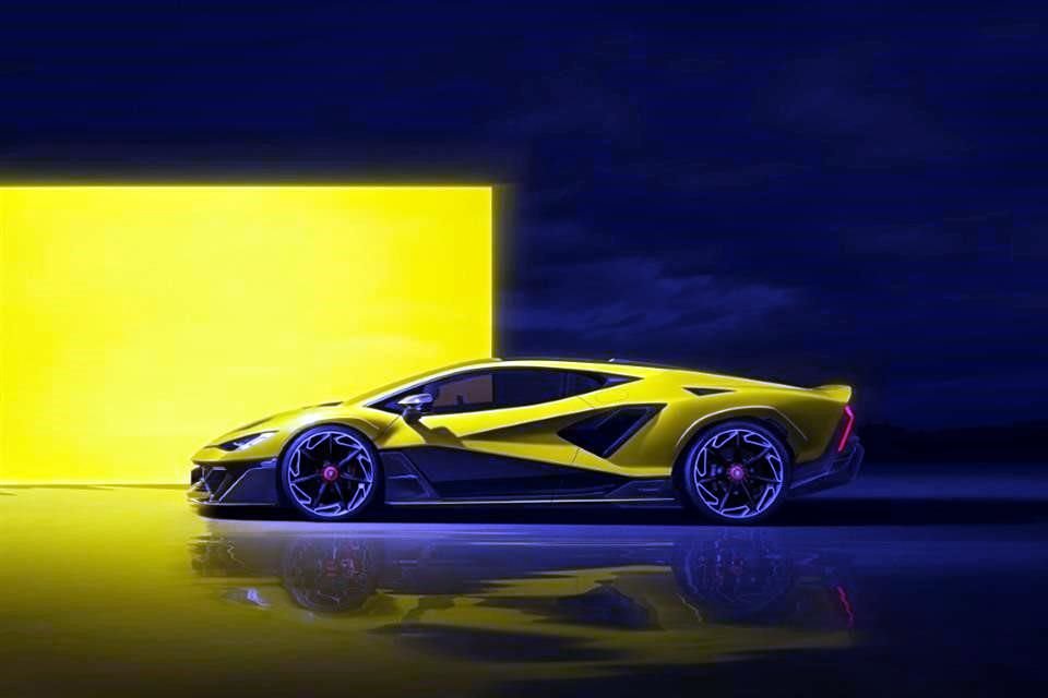 El Lamborghini Fenomeno está construido sobre un monocasco de fibra de carbono.
