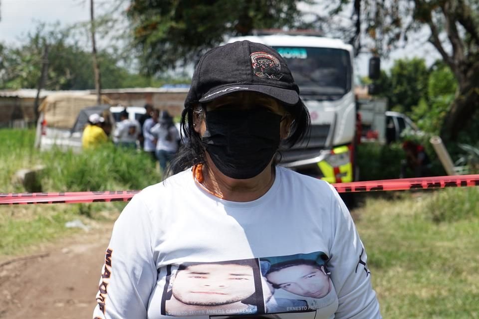 Guadalupe, integrante del colectivo Guerreros Buscadores de Jalisco, tiene desaparecidos a sus cinco hijos: José de Jesús, Osvaldo, Javier, Ernesto y Lucero.