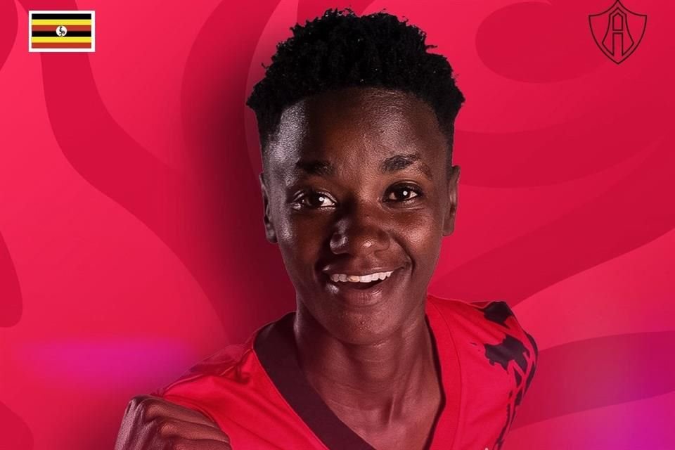 El Atlas femenil anunció la contratación de Juliet Nalukenge, originaria de Uganda, quien se desempeña como delantera.