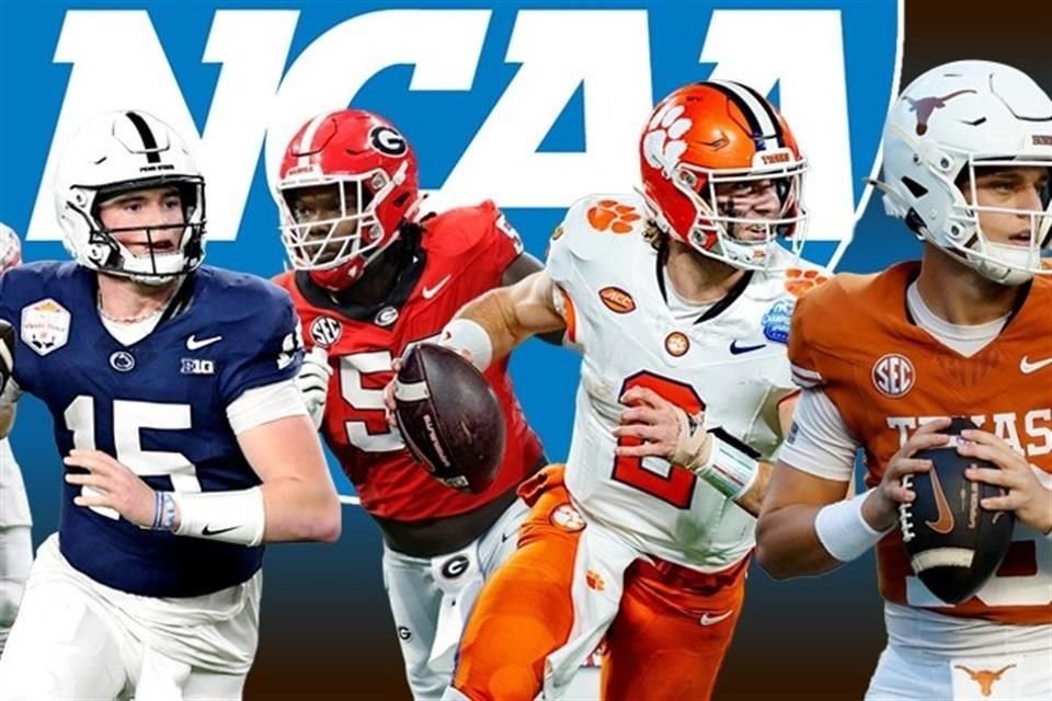 Salen Texas, Ohio State, Clemson, Georgia y Penn State como candidatos a llevarse el título del futbol colegial en el arranque de la campaña.