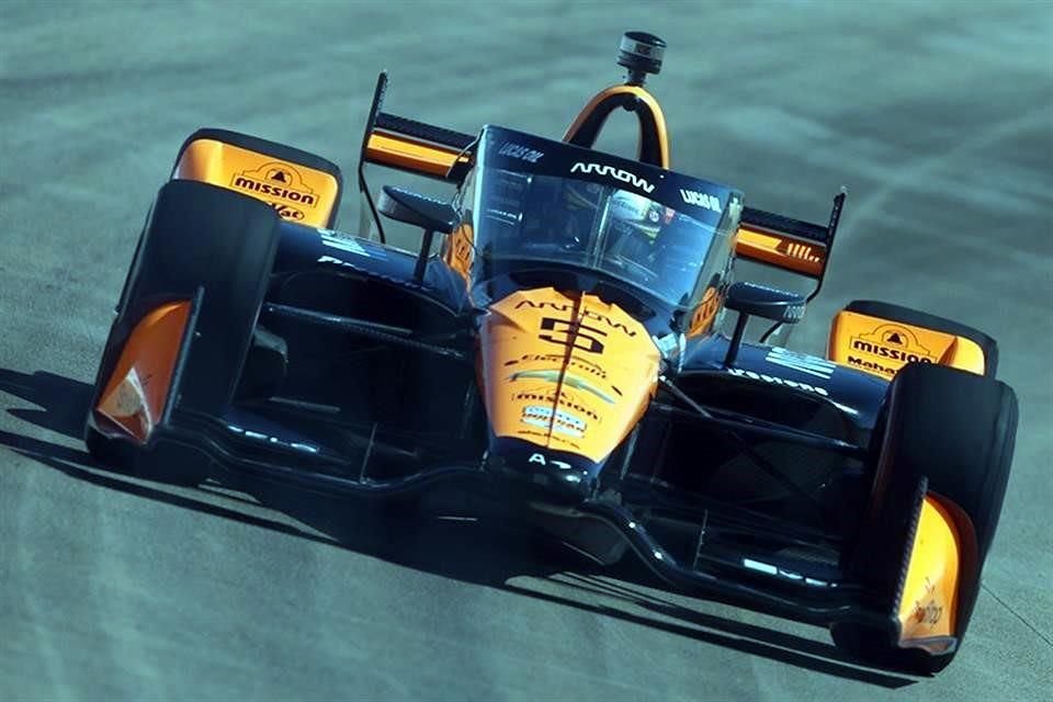 Pato O'Ward arrancará desde la primera posición en el GP de Nashville.