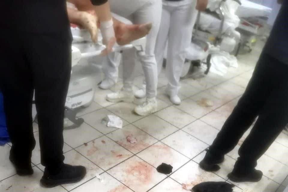 En el Hospital Civil se reportó un saldo de cuatro muertos y tres heridos.