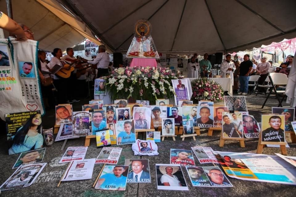 Misa por los desaparecidos.