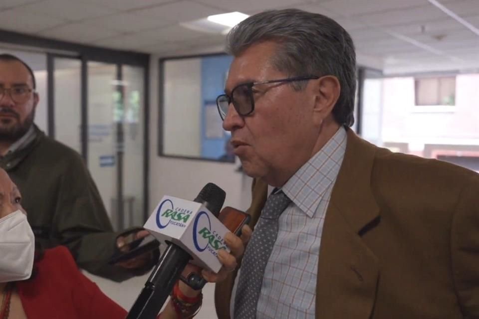 Ricardo Monreal, líder de los diputados de Morena.