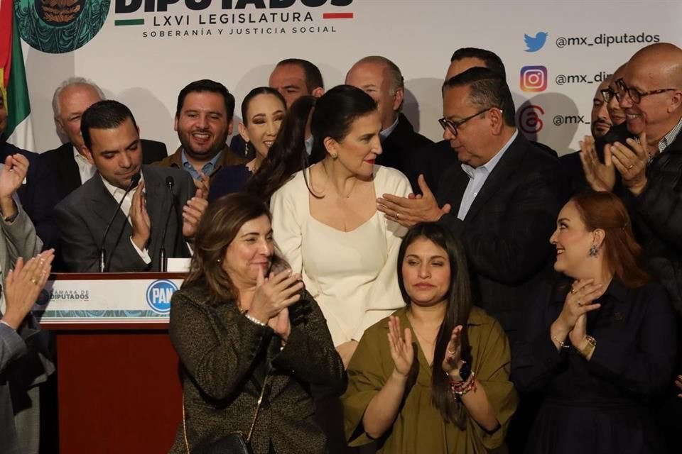 PAN formalizó a Margarita Zavala, Kenia López, Germán Martínez y Federico Döring como propuesta para presidir Mesa Directiva de San Lázaro.