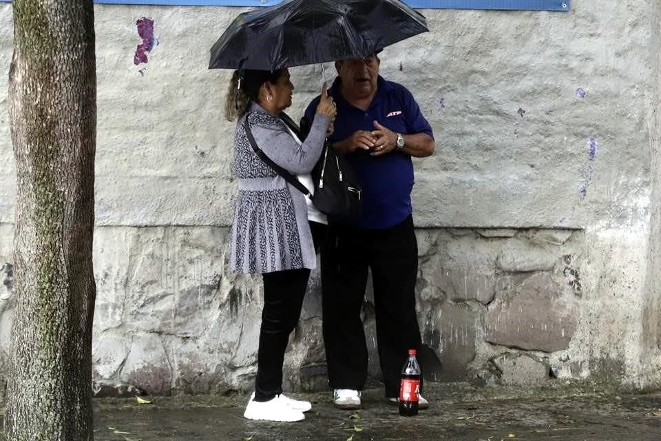 La lluvia de esta tarde afectó principalmente a Zapopan.