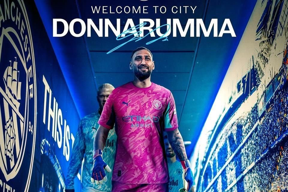 Donnarumma llega al Manchester City.