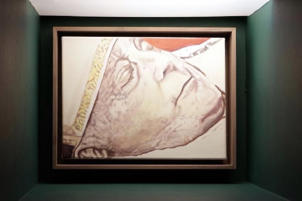 Pieza de 'Pared de Carne donde Antes lo Ocular', del artista tapatío Temoc Camacho.