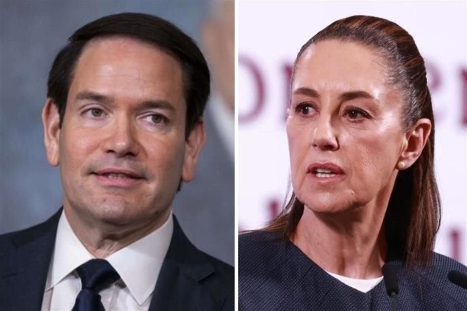 La Presidenta Sheinbaum y el Secretario de Estado de EU, Marco Rubio, se reúnen en Palacio Nacional para hablar sobre seguridad fronteriza.