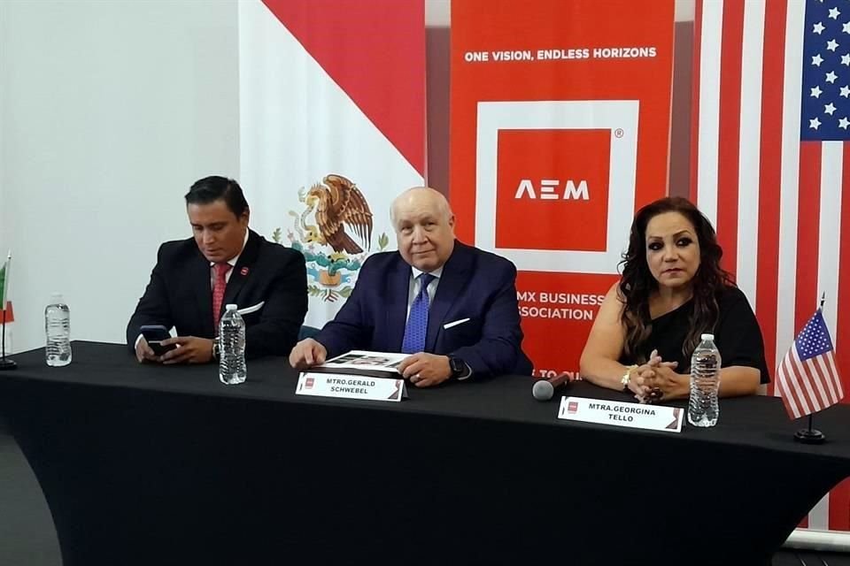 Conferencia de la Asociación de Empresarios Mexicanos (AEM) en Jalisco, capítulo que este año celebra su tercer aniversario.
