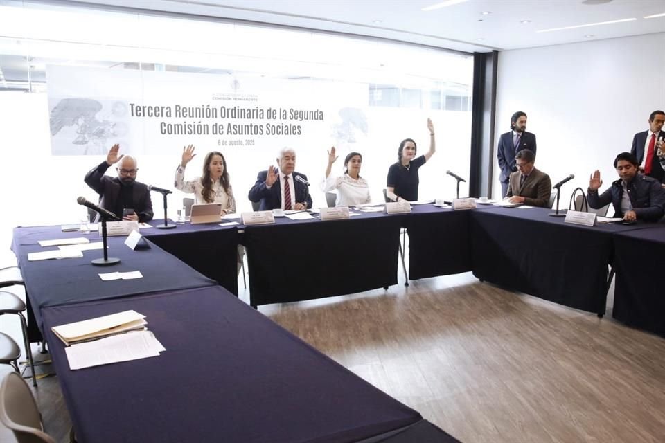 Tercera sesión de la Segunda Comisión de Trabajo de Asuntos Sociales de la Comisión Permanente.