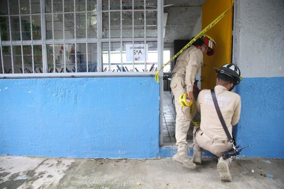 Tras la clausura de la primaria 'Magdalena Vidaurri', de Tonalá, por daño estructural, 392 alumnos serán reubicados.