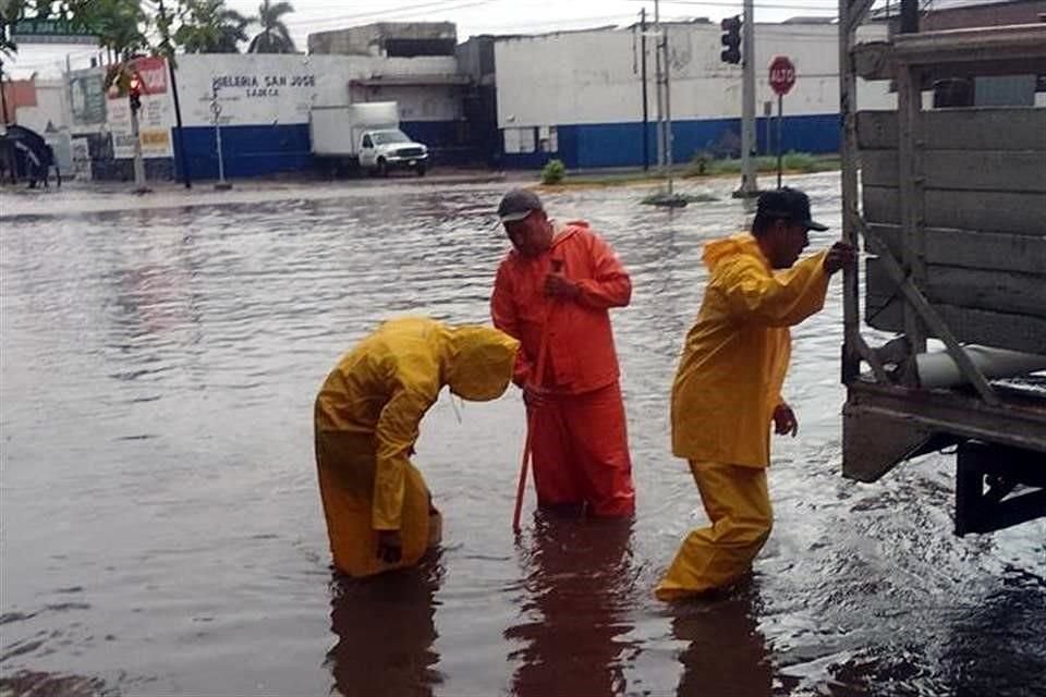 Las lluvias ocasionadas por los remanentes de la tormenta tropical 'Lorena', causaron estragos en Ahome, Sinaloa.