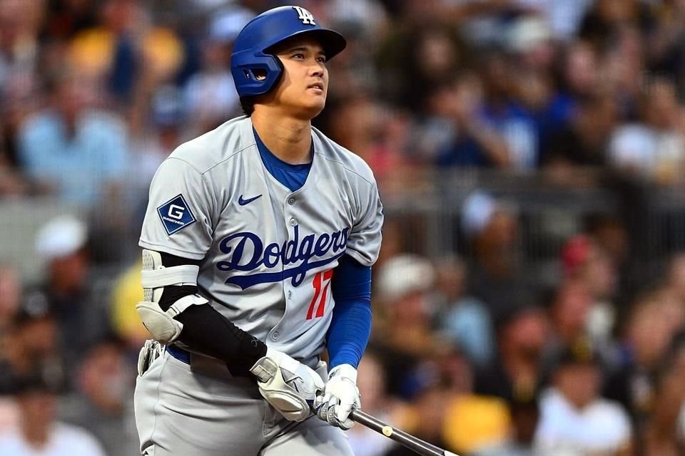 Shohei bateó su centésimo cuadrangular como jugador de los Dodgers, batazo que alcanzó los 193 kilómetros por hora en Pittsburgh.
