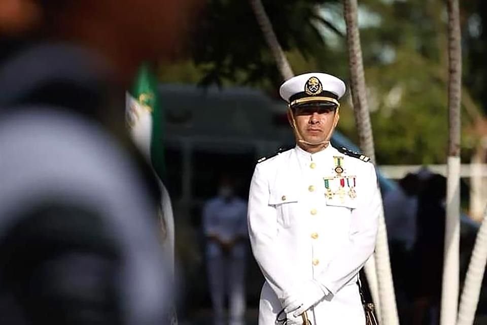 Manuel Roberto Farías, in January 2024, when he assumed the position of Commander of the 12th Naval Zone in Puerto Vallarta, Jalisco.