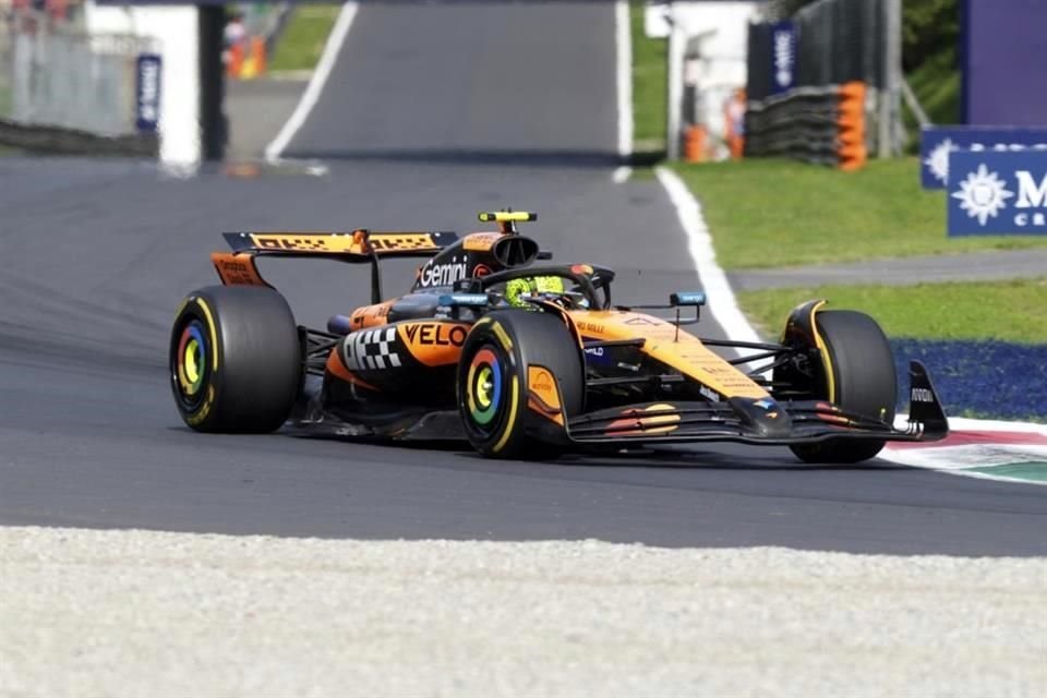 Lando Norris no tuvo un auto competitivo y arribó en la segunda posición en Italia.