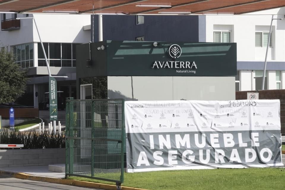 Aseguramiento por parte de la Fiscalía de Jalisco del complejo de departamentos Avaterra, ubicado en las antiguas Villas Panamericanas.