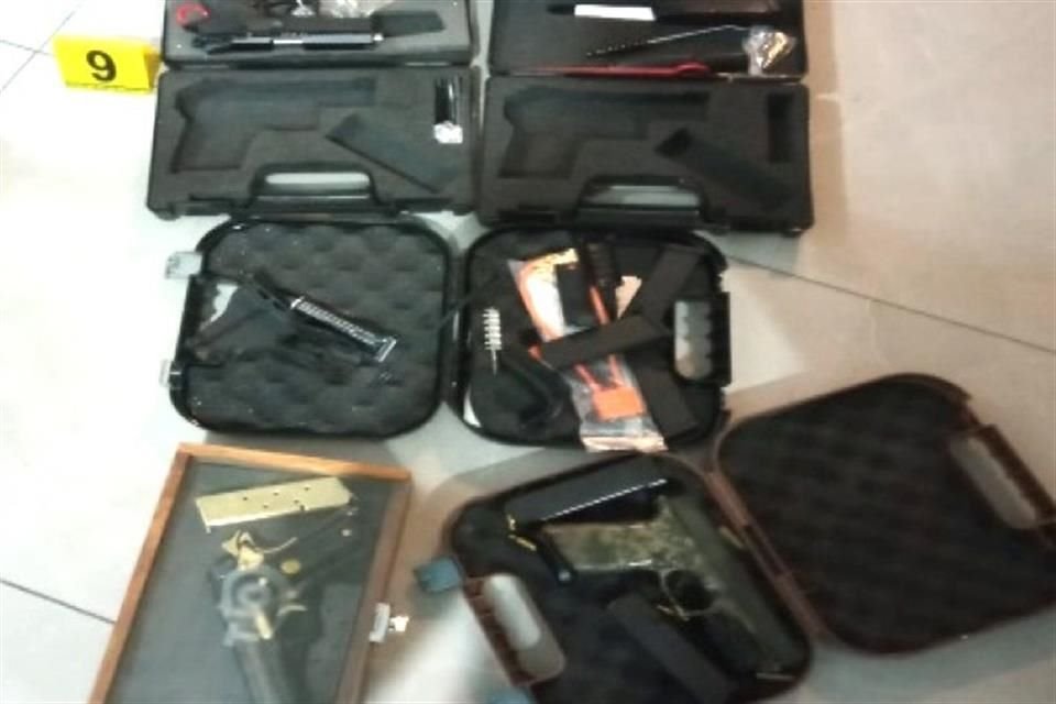 Armas incautadas.