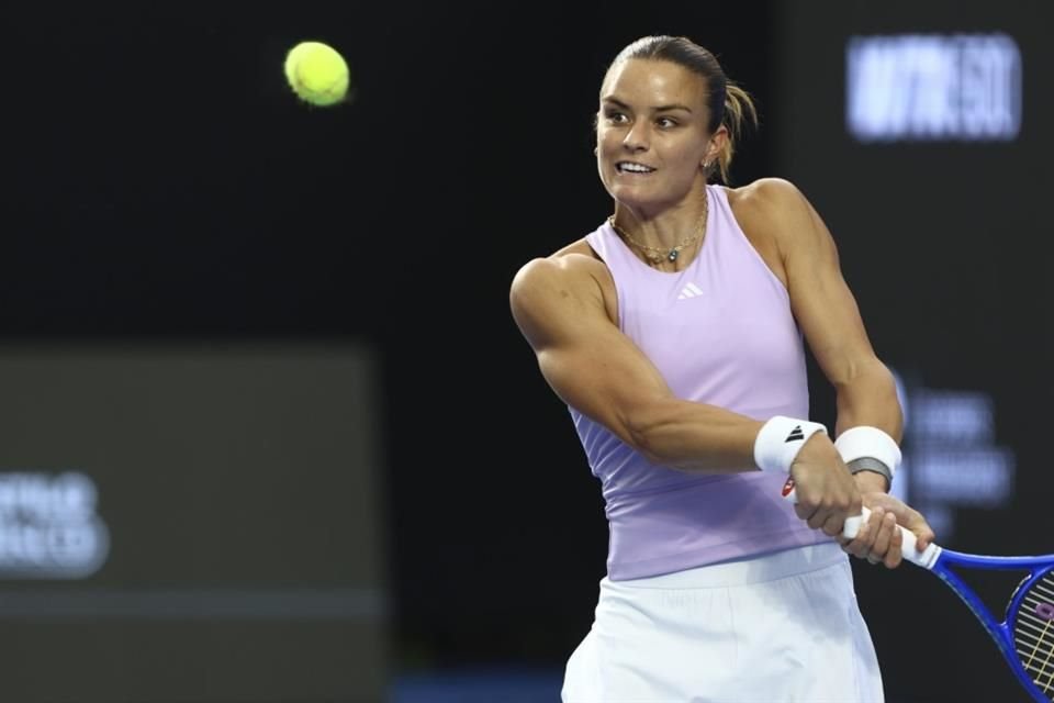 La lluvia no permitió que terminara el partido entre Maria Sakkari y Elsa Jacquemot.