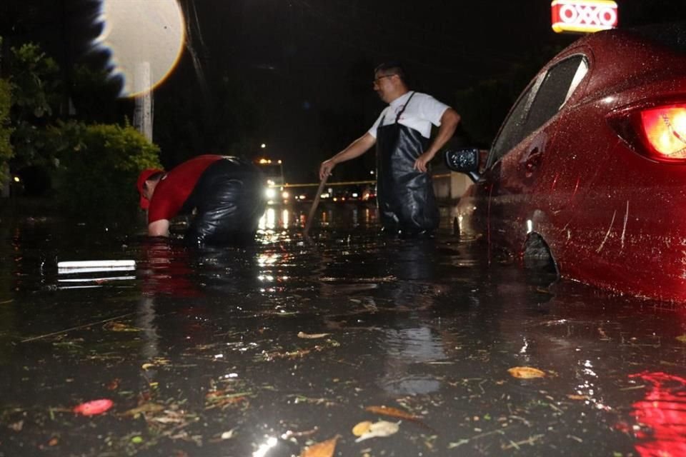 Lluvia causó afectaciones particularmente en puntos de López Mateos.