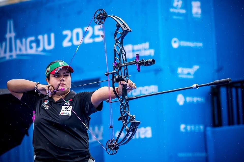 Andrea Maya es la primera mexicana en la historia en ganar un título mundial en arco compuesto.